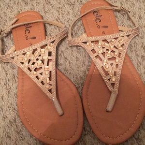 Sparkly sandals from Rue21